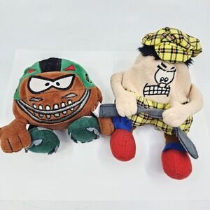 Silly Slammers Sports #45 Pigskin Pete & #33 SOUND ONLY FROM Mcduff Beanbag